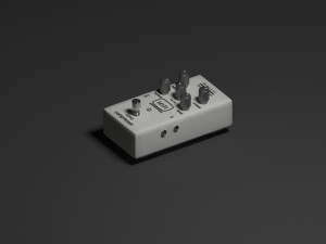 bass guitar compressor pedal 3Dモデル