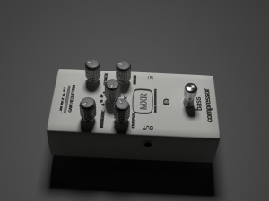 bass guitar compressor pedal 3Dモデル