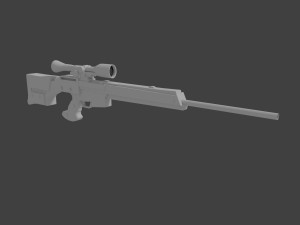 sniper 3D Model
