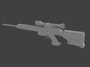 sniper 3D Model