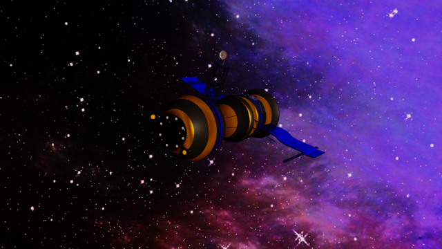 space station Model 3D .c4d .max .obj .3ds .fbx .stl .blend