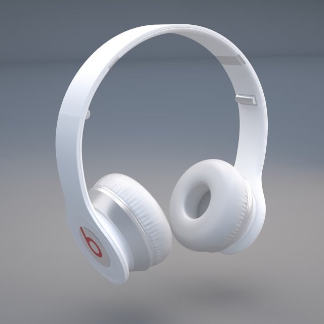 beats by dre solo Modello 3D .c4d .max .obj .3ds .fbx .stl .blend 