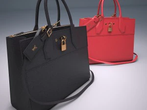 City steamer bag 3D Model