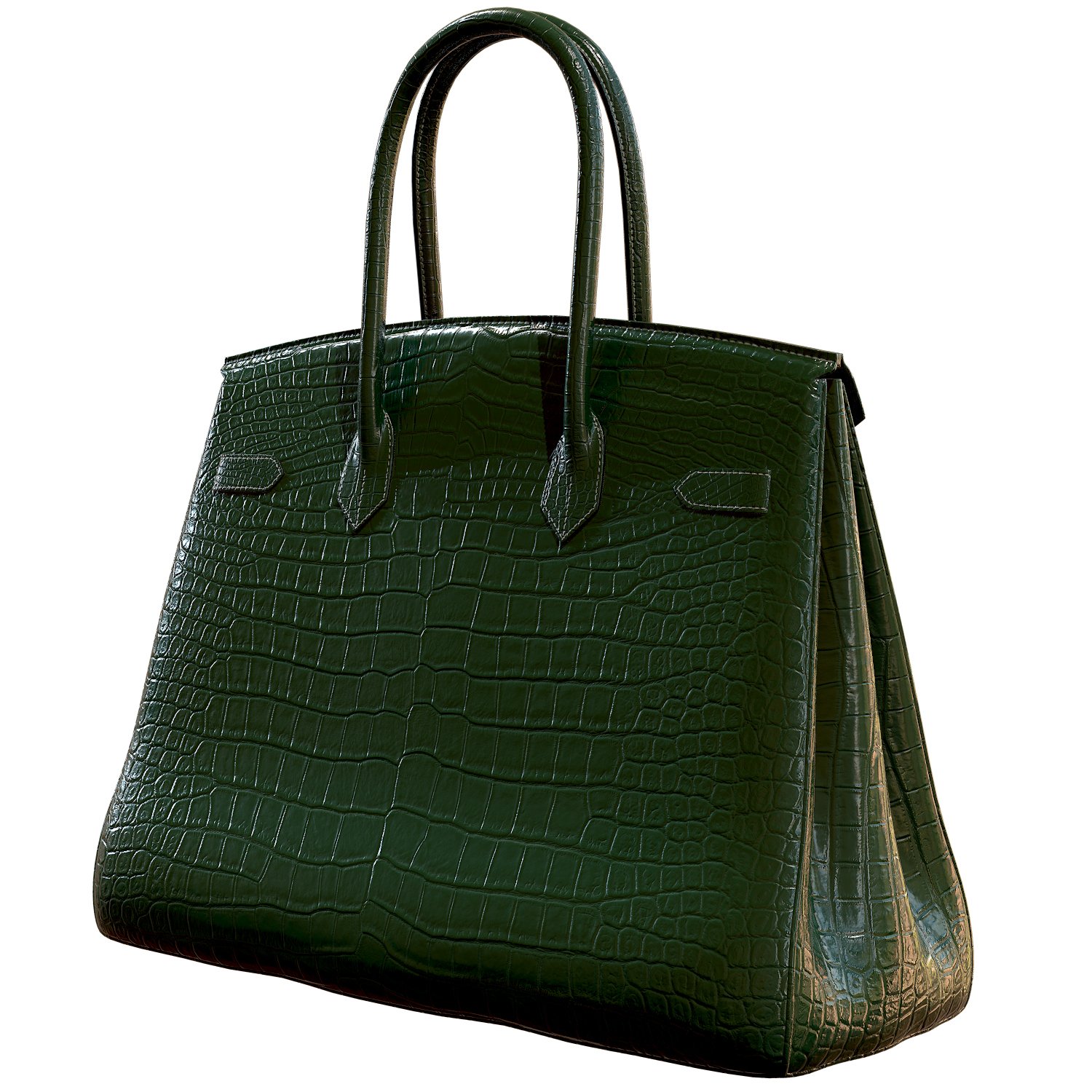 Hermes green crocodile best sale bag