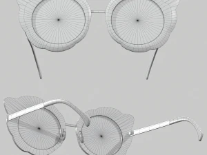 Sunglasses eyewear 4 colors 3D Model