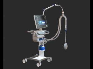 artificial lung ventilation device hamilton-c6 medical ventilator Model 3D