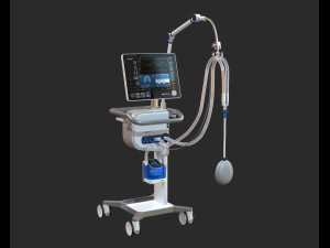 artificial lung ventilation device hamilton-c6 medical ventilator Model 3D