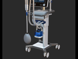 artificial lung ventilation device hamilton-c6 medical ventilator Model 3D