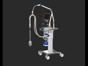 artificial lung ventilation device hamilton-c6 medical ventilator Model 3D