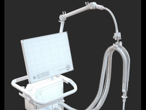 artificial lung ventilation device hamilton-c6 medical ventilator Model 3D