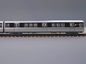 atlanta marta rail train 3D Model