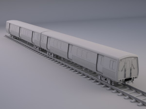 atlanta marta rail train 3D-Modell