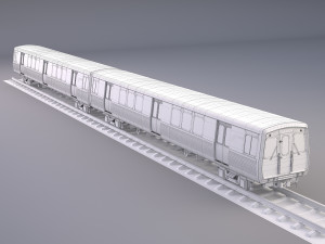 atlanta marta rail train 3D-Modell