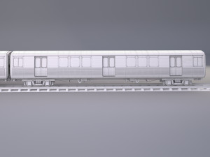 atlanta marta rail train 3D-Modell