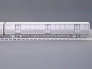 atlanta marta rail train 3D Model