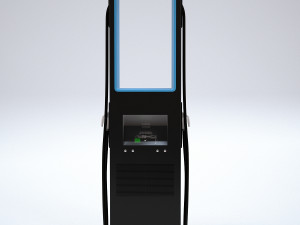 electric vehicle charging station efacec for electric cars Modelo 3D
