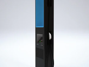 electric vehicle charging station efacec for electric cars 3D Model