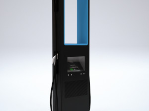 electric vehicle charging station efacec for electric cars Modelo 3D