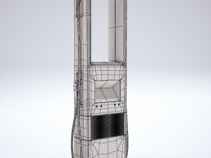electric vehicle charging station efacec for electric cars Modelo 3D