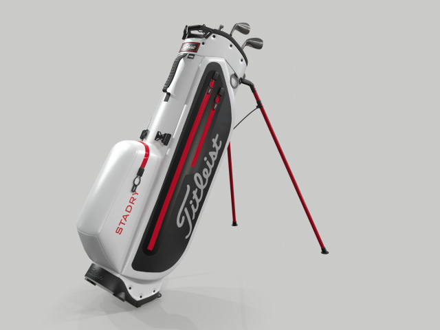 titleist white stadry golf bag Modelo 3D .c4d .max .obj .3ds .fbx .stl .blend 