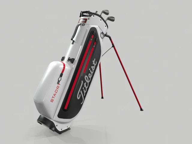 titleist white stadry golf bag 3D Model .c4d .max .obj .3ds .fbx .stl .blend 