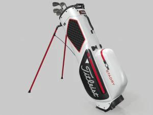 titleist white stadry golf bag 3D Model