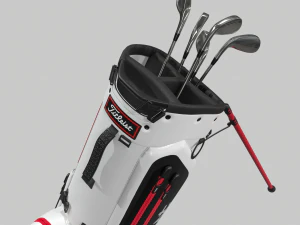 titleist white stadry golf bag 3D Model