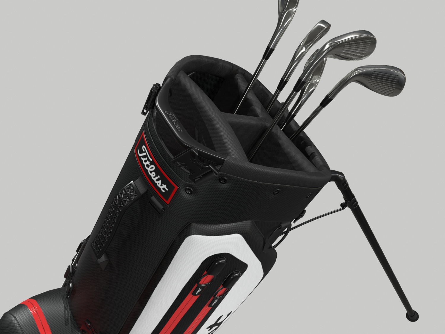 titleist stadry bw golf bag plus 3D Model in Sports Equipment 3DExport