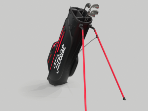 titleist black stadry golf bag plus Modèle 3D