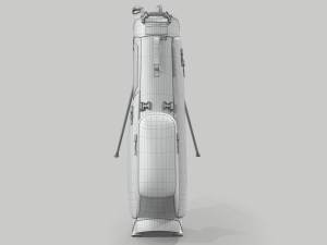 Titleist gray-green stadry golf bag plus Modèle 3D