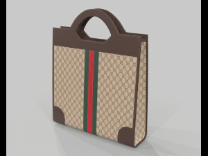 Ophidia gg top handle bag tote 3D Model