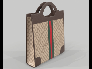 Ophidia gg top handle bag tote 3D Model
