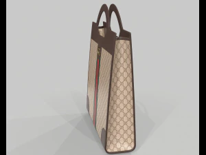 Ophidia gg top handle bag tote 3D Model