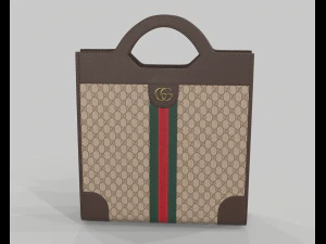 Ophidia gg top handle bag tote 3D Model