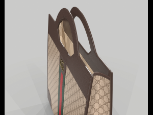 Ophidia gg top handle bag tote 3D Model