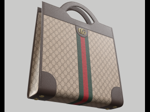 Ophidia gg top handle bag tote 3D Model