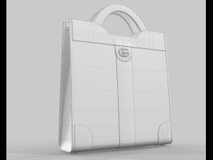 Ophidia gg top handle bag tote 3D Model