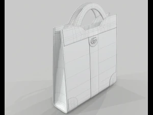 Ophidia gg top handle bag tote 3D Model