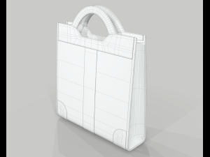 Ophidia gg top handle bag tote 3D Model