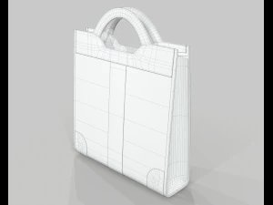 Ophidia gg top handle bag tote 3D Model