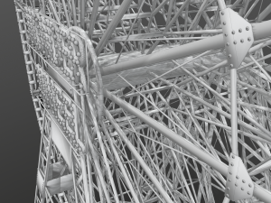 denos wonder wheel coney island carousel 3Dモデル