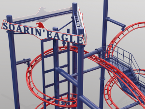 soarin eagle roller coaster 3D-Modell