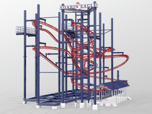 soarin eagle roller coaster 3D-Modell