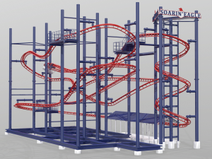 soarin eagle roller coaster 3D-Modell