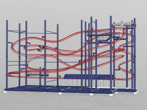 soarin eagle roller coaster 3D-Modell
