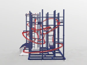 Soarin Eagle Achterbahn 3D Modell