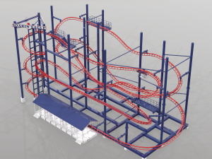 soarin eagle roller coaster 3D-Modell