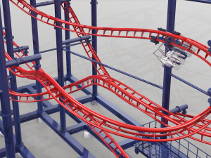soarin eagle roller coaster 3D-Modell