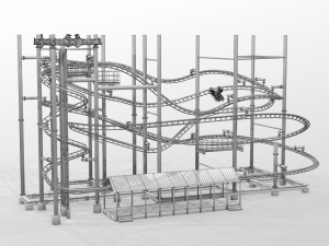 soarin eagle roller coaster 3D-Modell