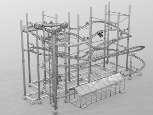 soarin eagle roller coaster 3D-Modell